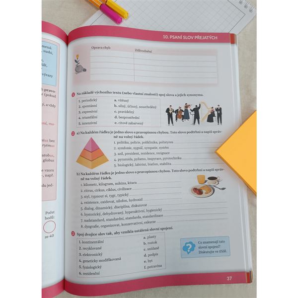 Diktáty, testy a hry pro 9. ročník