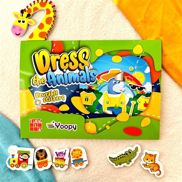 Sada s nálepkami – Obleč si zvířátka