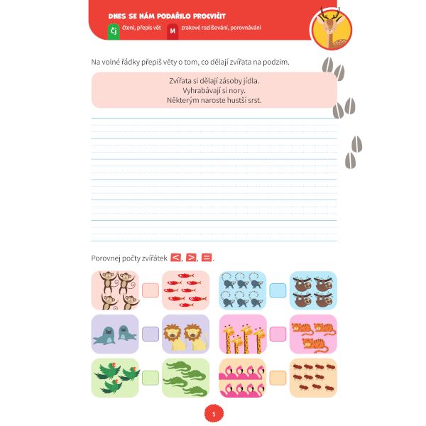 Hravé opakování učiva 1. třídy: Rok v ZOO