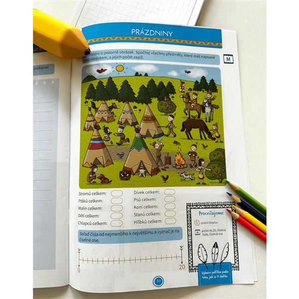 Hravé opakování učiva 2. třídy: Mezi indiány