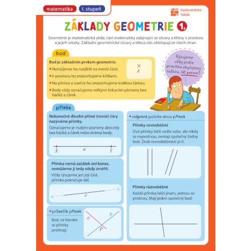 Přehledové tabulky MA: Základy geometrie 1. díl