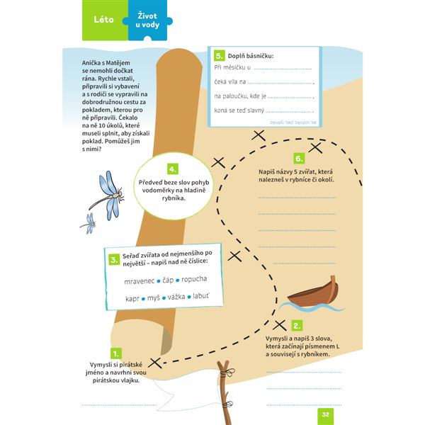Genetická metoda: Procvičujeme písmenka a slova 2: Jaro/Léto