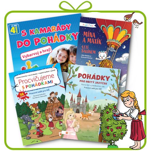 Pohádkové dobrodružství: 3 knihy + Hra "S kamarády do pohádky" zdarma