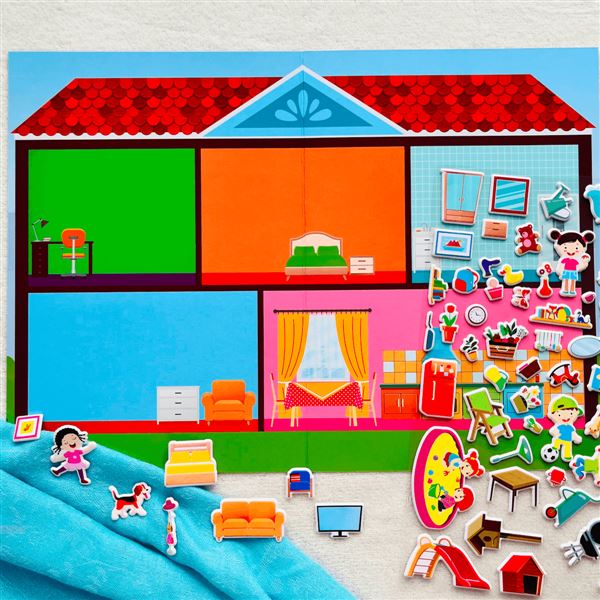 Můj domov s 3D samolepkami