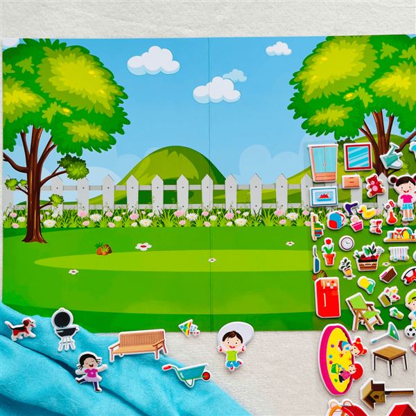 Můj domov s 3D samolepkami