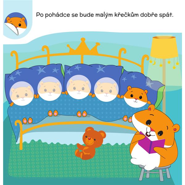 Poznávej a nalepuj: Jdeme do postýlky
