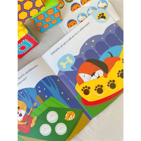 Poznávej a nalepuj: Jdeme do postýlky