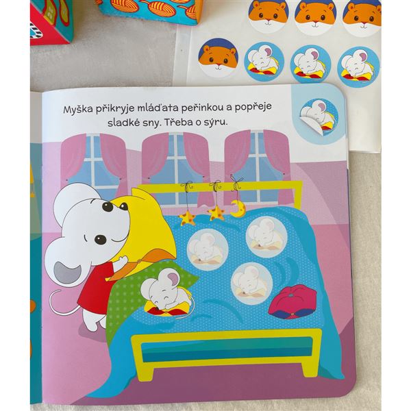 Poznávej a nalepuj: Jdeme do postýlky