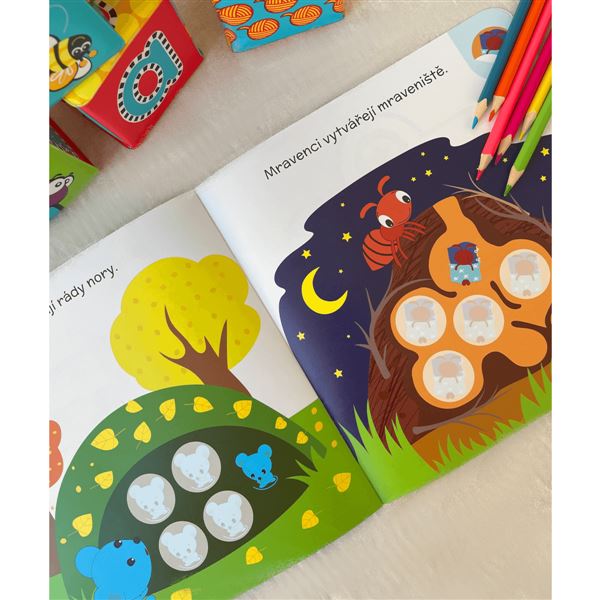 Poznávej a nalepuj: Kde žijí zvířátka?