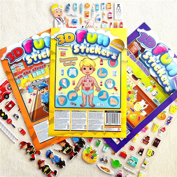 Zábava v kuchyni s 3D samolepkami