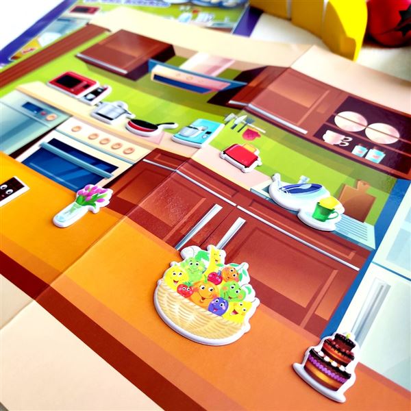 Zábava v kuchyni s 3D samolepkami