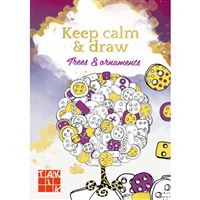 Keep calm & draw - Trees and ornaments