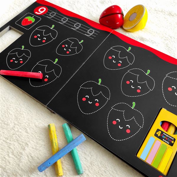 Kouzelné křídy - čísla a ovoce