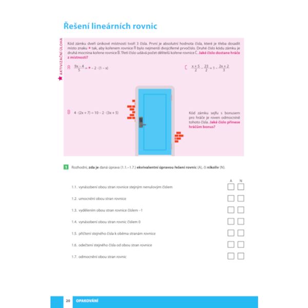 Matematika v pohodě 9 - Pracovní sešit (algebra) 
