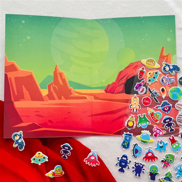 Tajemný vesmír s 3D samolepkami