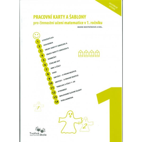 Pracovní karty a šablony pro činnostní učení matematice v 1. ročníku - ROZŠÍŘENÉ VYDÁNÍ