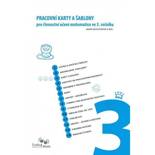 Pracovní karty a šablony pro činnostní učení v Matematice 3. r.