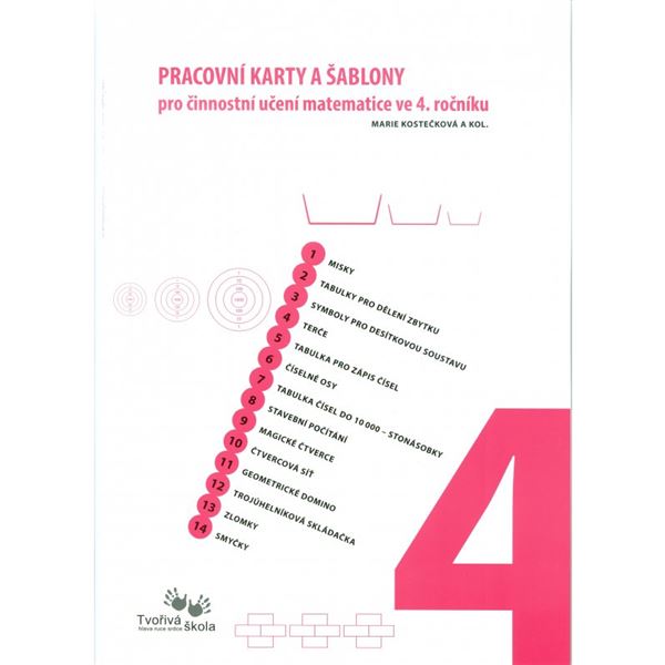 Pracovní karty a šablony pro činnostní učení v Matematice 4. r.