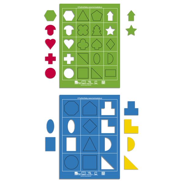 Tvary a barvy - pomůcka pro přípravný a 1. r. ZŠ