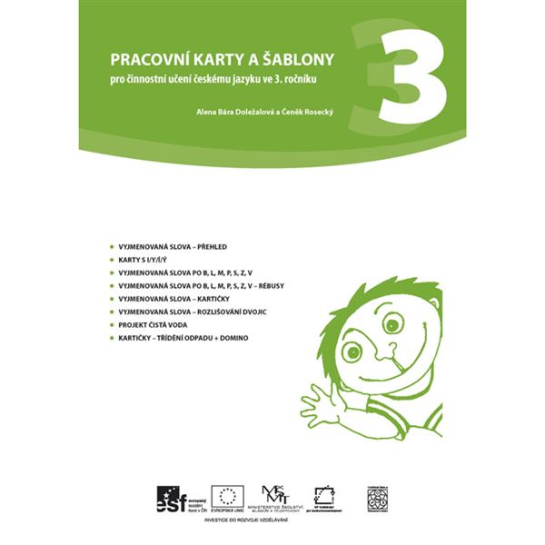 Pracovní karty a šablony pro činnostní učení Čj 3. ročník