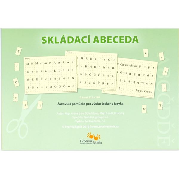 Skládací abeceda - na rozstříhání pro žáky