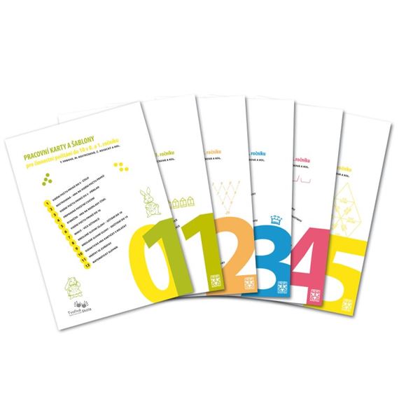 SADA Pracovních karet a šablon pro činnostní učení matematice v 0.-5. ročníku