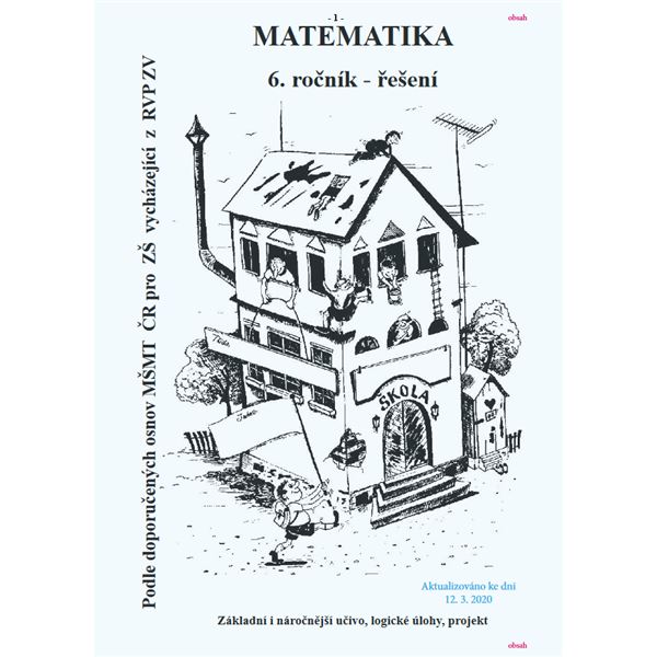 Matematika 6.r. - MP s řešením v PDF