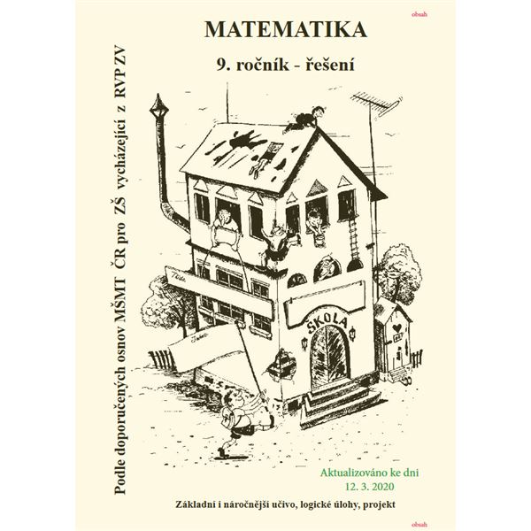 Matematika 9.r. - MP s řešením v PDF