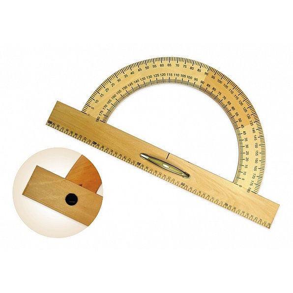 Úhloměr dřevěný 50cm s protiskluzem