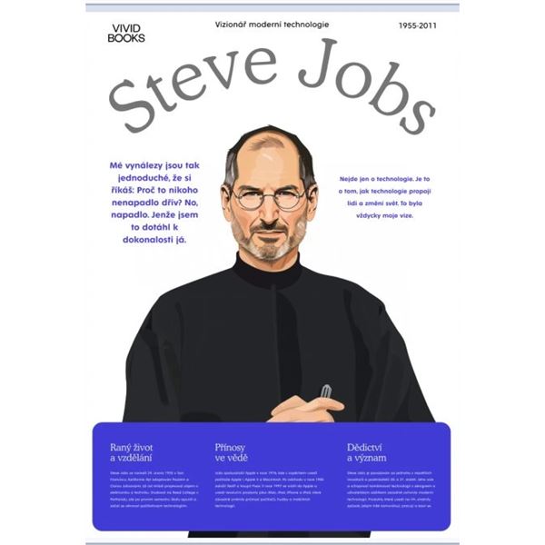 Steve Jobs - nástěnný plakát A1