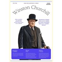 Winston Churchill - nástěnný plakát A1