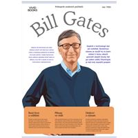 Bill Gates - nástěnný plakát A2