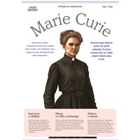 Marie Curie - nástěnný plakát A1