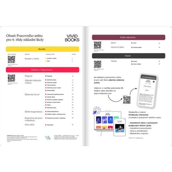 Fyzika - Pracovní sešit pro 9. třídu