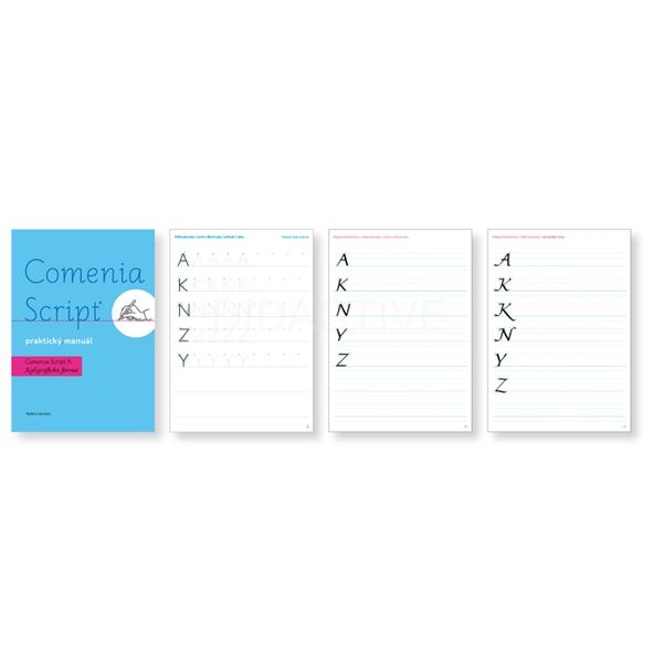 Praktický manuál Comenia Script - kaligrafická forma