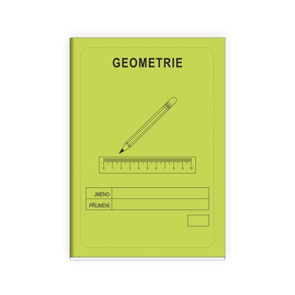 Geometrie sešit - ZELENÝ