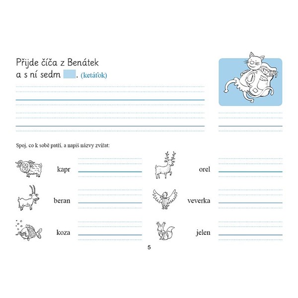 Písanka 1/3 - nevázané písmo