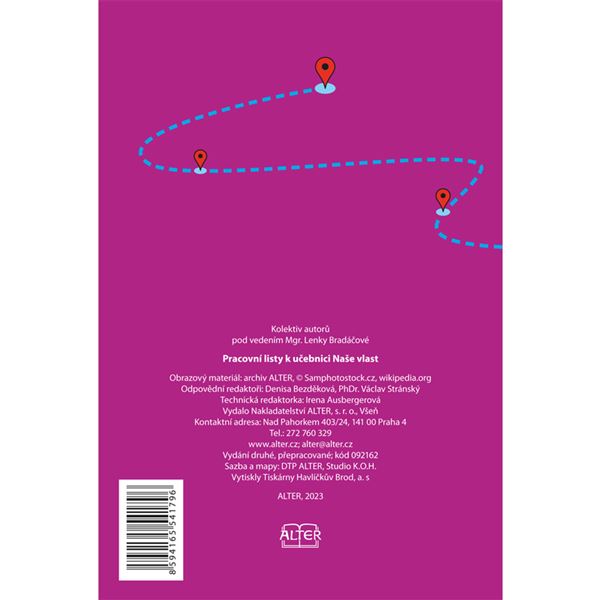 Pracovní listy k učebnici Naše vlast (nové vydání) 