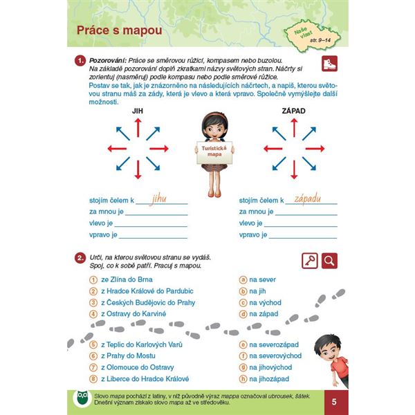 Pracovní listy k učebnici Naše vlast (nové vydání) 