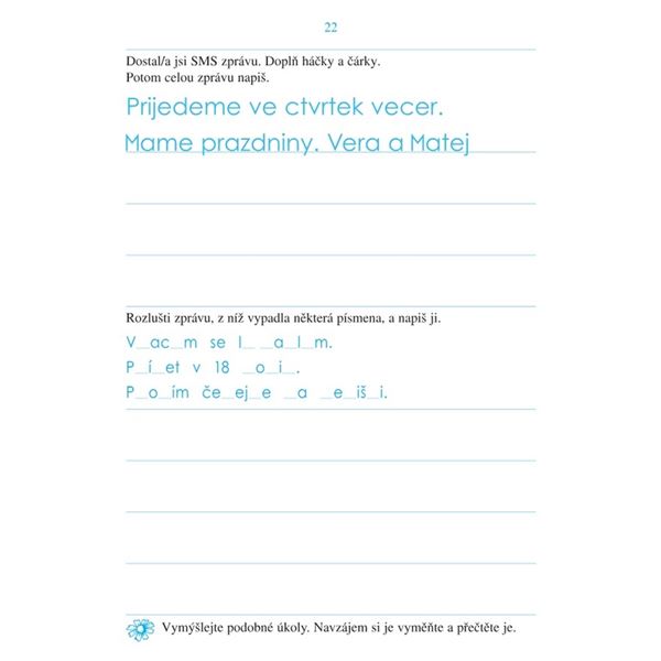PSANÍ pro 3. ročník, 2. díl – Trénujeme psaný i mluvený projev