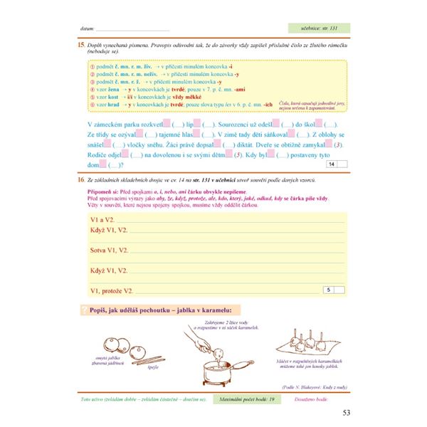 Pracovní sešit k učebnici Český jazyk 4 (2. díl)