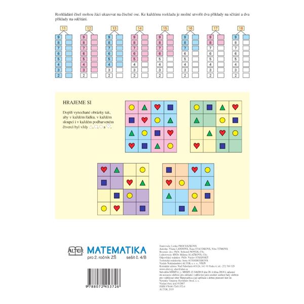 Matematika sešit 4/B
