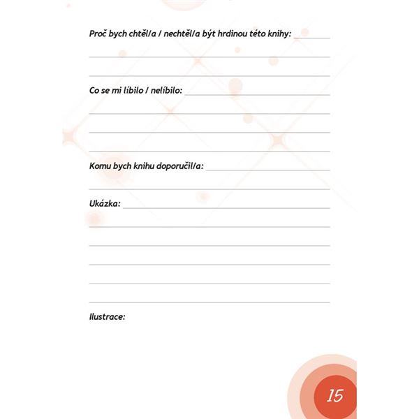 Čtenářský deník pro 1. stupeň ZŠ