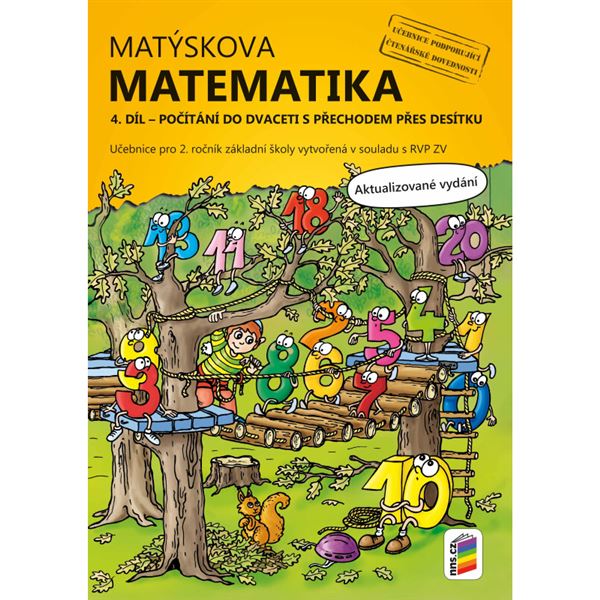 Matýskova matematika 4. díl - počítání do 20 s přechodem přes 10 (aktualizované vydání 2019) - učebnice