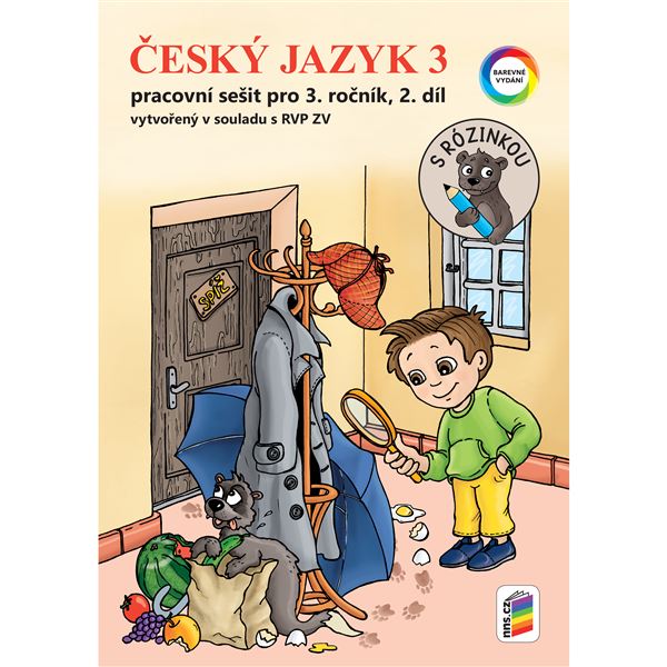 Český jazyk 3, 2. díl s Rózinkou - barevný pracovní sešit