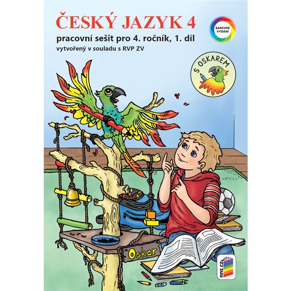 Český jazyk 4, 1. díl s Oskarem -  barevný pracovní sešit
