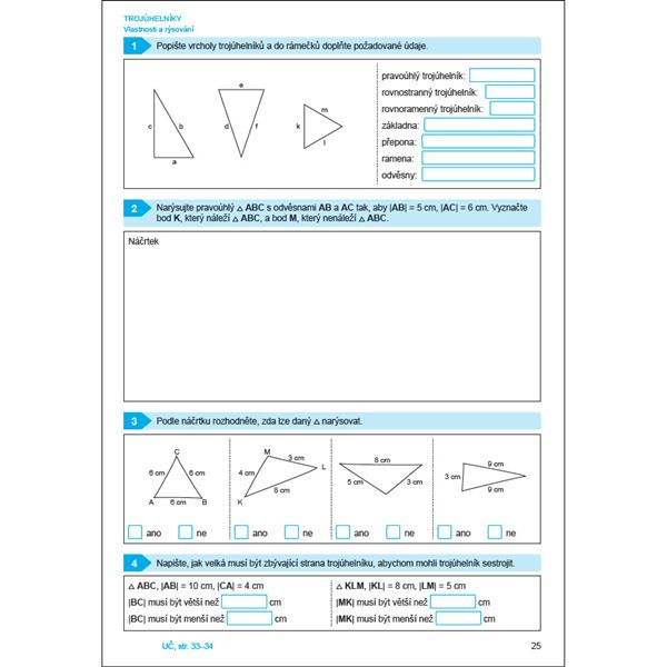 Geometrie pro 5. ročník, Matýskova matematika - Pracovní sešit
