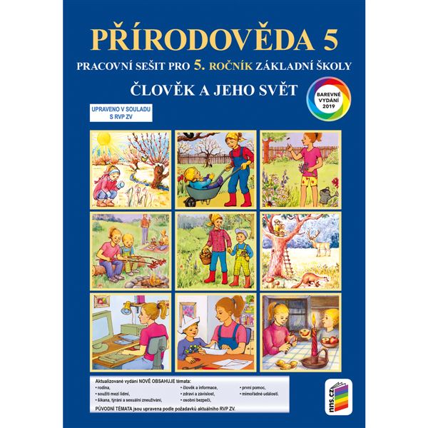 Přírodověda 5 - Člověk a jeho svět - barevný pracovní sešit