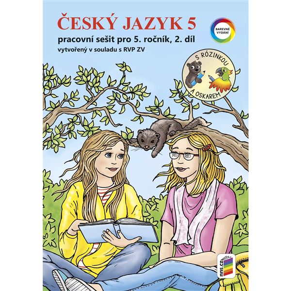 Český jazyk 5, 2. díl s Rózinkou a Oskarem - barevný pracovní sešit
