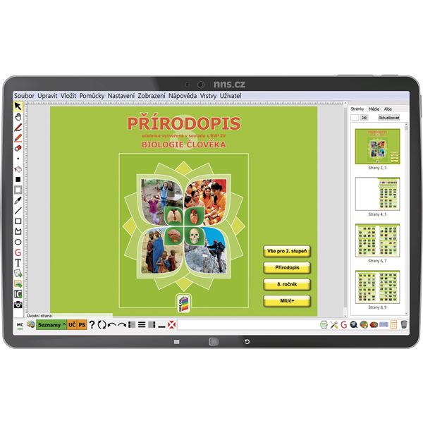 MIUč+ Přírodopis 8 - Biologie člověka - školní multilicence, 1 rok